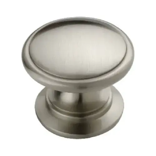 1-1/4" (32 mm) Diameter Allison Value Cabinet Knob Satin Nickel Finish - pack of 25