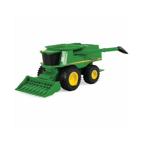 John Deere Toys 46585 Collect N Play Series Mini Combine Toy with Grain Head, 3 Years and Up