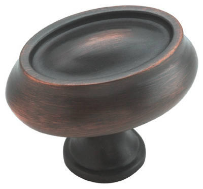 Amerock BP26127ORB Manor Transitional Round Cabinet Knob For Kitchen And Cabinet Hardware 1 1/2" Length Oil Rubbed Bronze