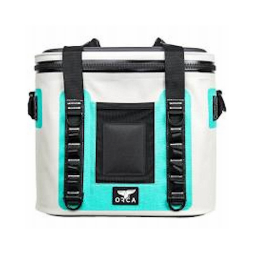 Walker Series Soft Side Cooler, 14-1/2 in L, 11 in W, 50 lb Capacity, Meta-Polymer/TPU, Seafoam