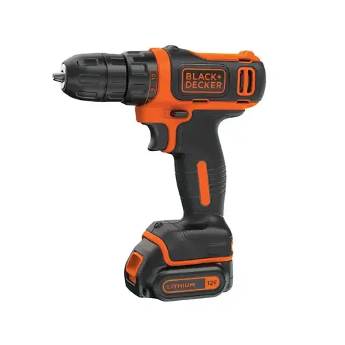 Drill/Driver, Battery Included, 12 V, 3/8 in Chuck, Keyless Chuck