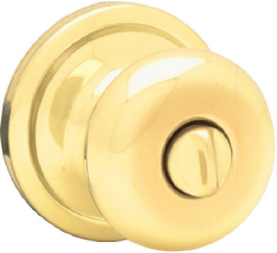 Kwikset 730J3CP JUNO PRIVACY BRIGHT BRASS