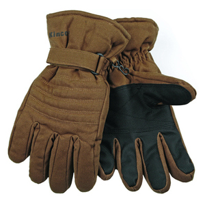 Buy Kinco 1170-M Ski Gloves, M, Wing Thumb, Hook-and-Loop Cuff, Canvas,  Brown M, Brown