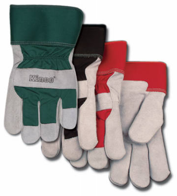 Heatkeep 1932-M Protective Gloves, Men's, M, Wing Thumb, Black/Green Pair