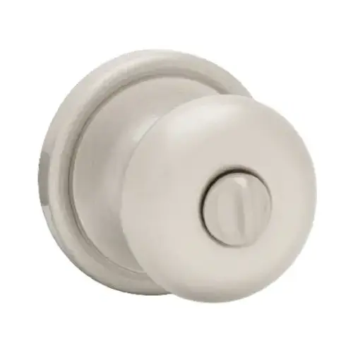 Signature Series Satin Nickel Bed & Bath Door Knob