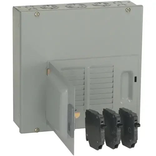 General Electric TLM812SCUD1K PowerMark Gold TLM Load Center, 125 A, 8 -Space, 16 -Circuit, NEMA 1 Enclosure Galvanized