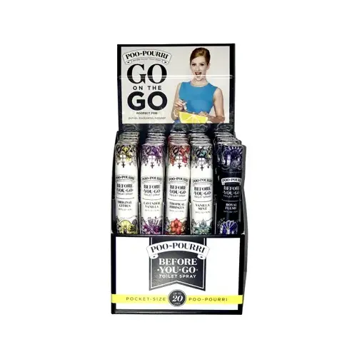 Poo-Pourri DISPLAY10ML Before You Go 10ml Toilet Spray Display