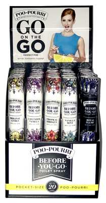 Poo-Pourri DISPLAY10ML Before You Go 10ml Toilet Spray Display