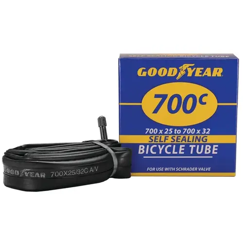 Bicycle Tube, Self-Sealing, For: 700c x 25 to 32 in W Bicycle Tires