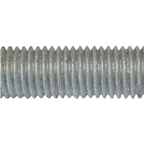 TR-1008 Threaded Rod, 3/4-10 in Thread, 3 ft L, A Grade, Carbon Steel, Galvanized, NC Thread