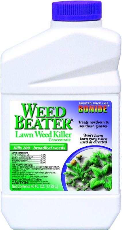 Bonide 8940 Weed Killer, Liquid, Spray Application, 40 oz Bottle Brown