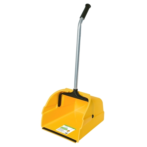 Jumbo Lobby Dustpan, 23 in L, 12 in W, Metal/Plastic/Polypropylene