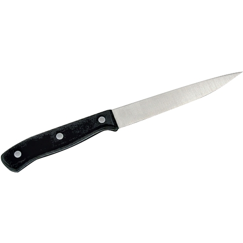 Utility Knife, Stainless Steel Blade, Polyoxymethylene Handle, Black Handle