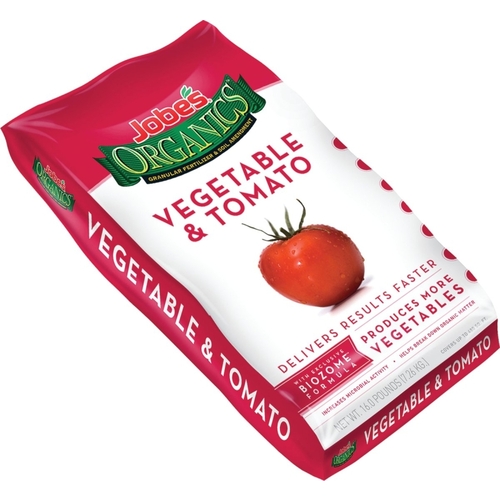 Jobes 09023 Vegetable and Tomato Organic Plant Food, 16 lb, Granular
