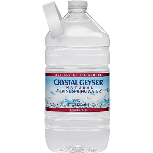 Crystal Geyser 12514-2-XCP6 Bottle Water, Liquid, Spring Flavor, 1 gal Bottle - pack of 6