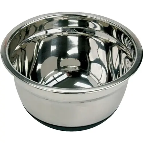 Mixing Bowl, 1.5 qt Capacity, Stainless Steel, Brushed Mirror