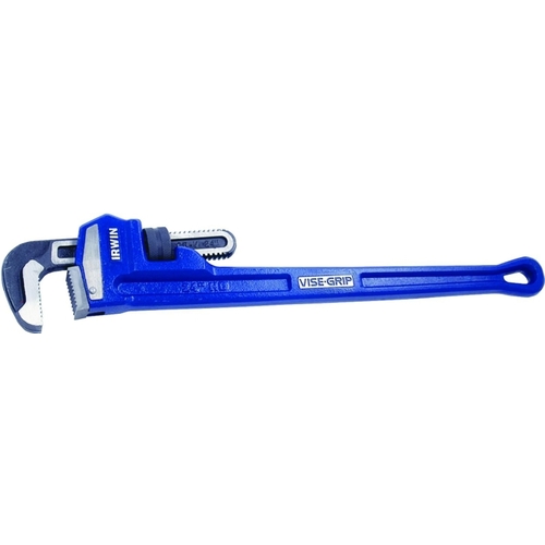 Pipe Wrench, 3 in Jaw, 24 in L, Iron, I-Beam Handle