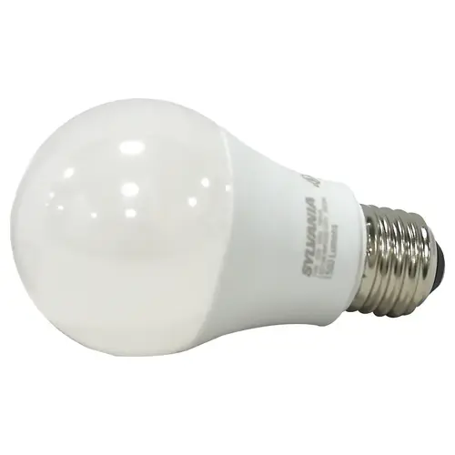 LED Bulb, General Purpose, A19 Lamp, 100 W Equivalent, E26 Lamp Base, Frosted, Bright White Light - pack of 4