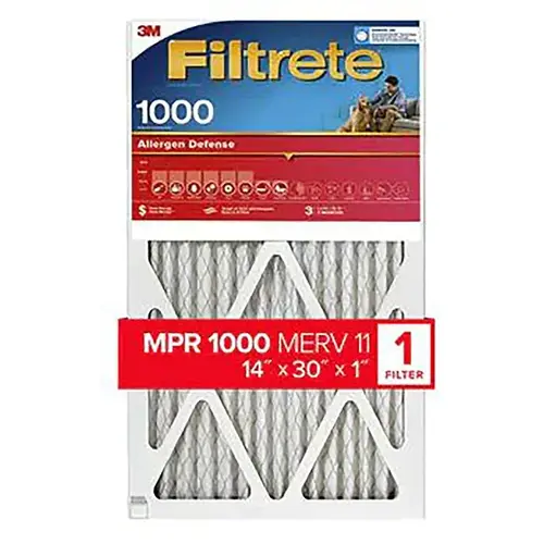 FILTER AIR ALRGN DFN 14X30X1IN - pack of 4