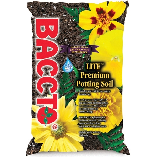 BACCTO 1460P Lite Potting Soil, 8 qt Bag