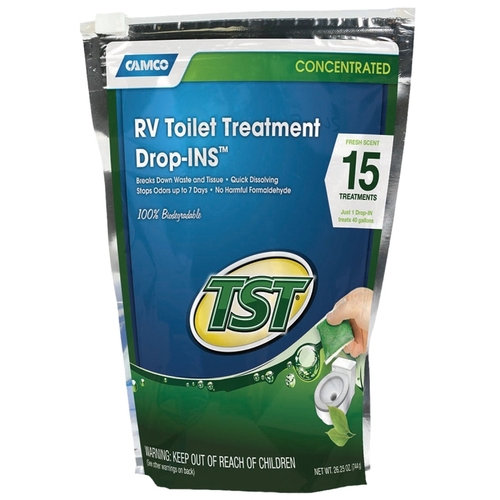 RV Toilet Treatment, Granular, Fresh Fragrance Light Green