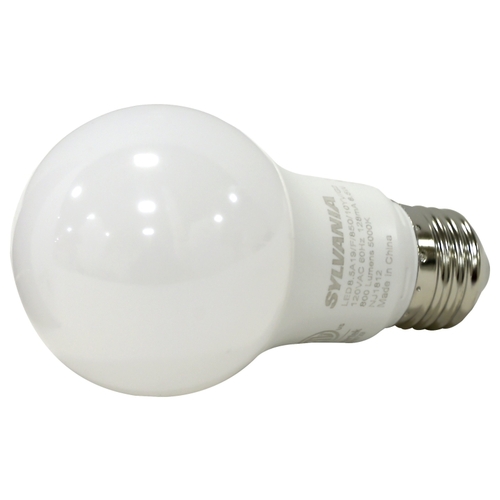 LED Bulb, General Purpose, A19 Lamp, 60 W Equivalent, E26 Lamp Base, Frosted, Bright White Light - pack of 4