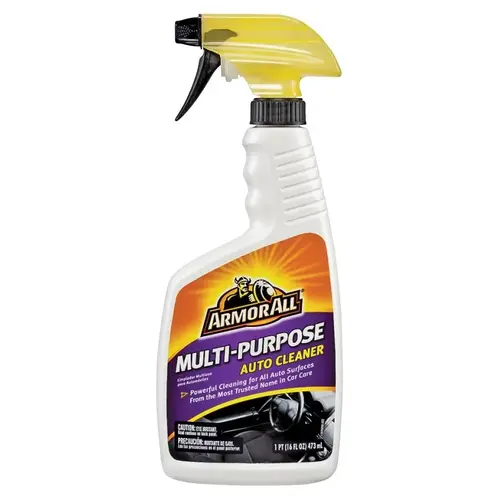 ARMOR ALL 78513 Auto Cleaner, 16 fl-oz Bottle, Liquid, Pleasant Clear