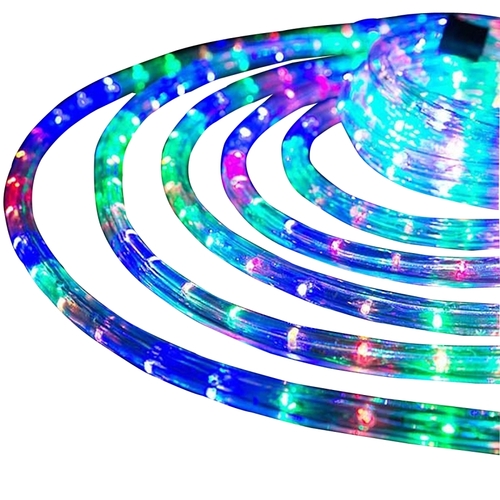 Hometown Holidays 1380 Rope Light, 18 ft L, 120 V, 144-Lamp, Multi-Color Light, LED Lamp