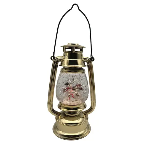 Acrylic Lantern, Prelit, 1.5 V, Soft White Light Silver