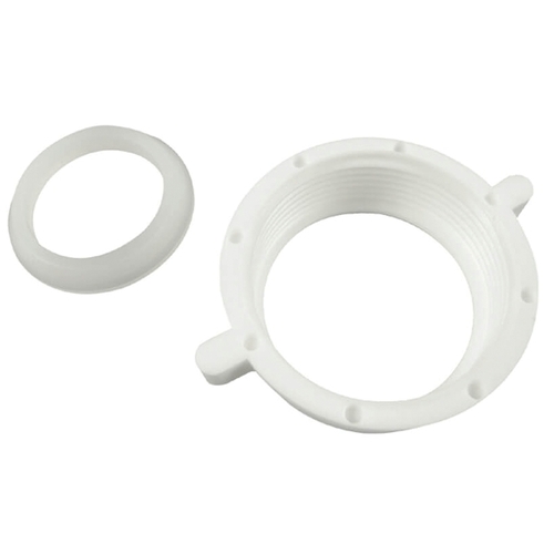 Nut and Washer, Polyethylene White