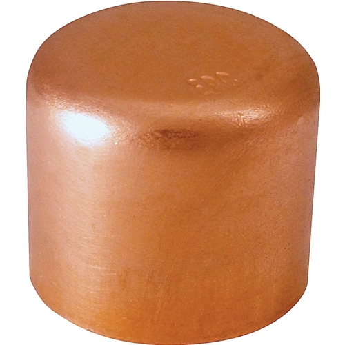 Tube Cap, 1-1/4 in, Sweat, Wrot Copper