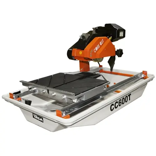 Diamond 31777 65019 Electric Tile Saw, 15 A, 7 in Dia Blade, 17 in Ripping, 5/8 in Arbor, 6000 rpm Speed