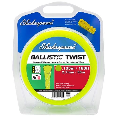 Ballistic Trimmer Twist Line, 0.105 in Dia, 180 ft L