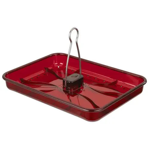 Platform Bird Feeder, 2.3 lb, Polycarbonate, 1-33/64 in H