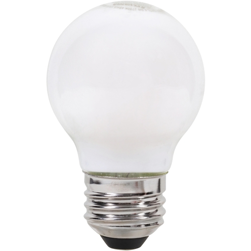Natural LED Bulb, Globe, G16.5 Lamp, 40 W Equivalent, E26 Lamp Base, Dimmable, Frosted, Soft White Light - pack of 2
