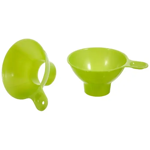 1406 Canning Funnel, Plastic, Lime Green, 7-1/2 in L - pack of 6