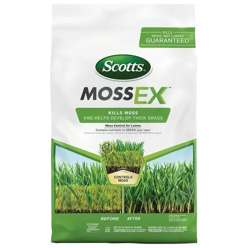 Scotts 49019 MossEX Moss Control, Granule, 18.37 lb Bag