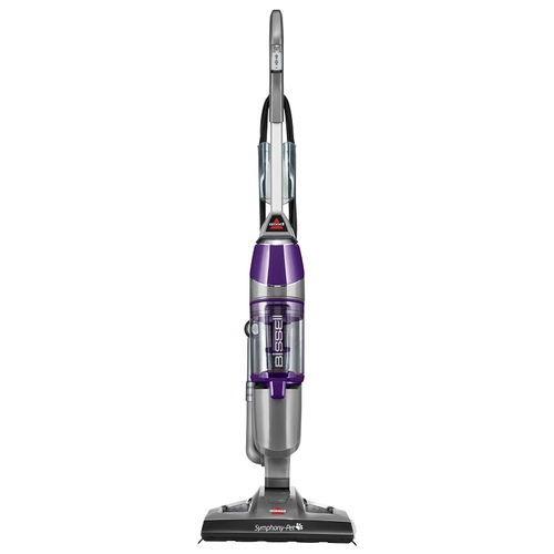 BISSELL 1543 Vacuum and Steam Mop, 1100 W Steam, 400 W Vacuum, 12.8 oz Tank, Grapevine Purple/Silver