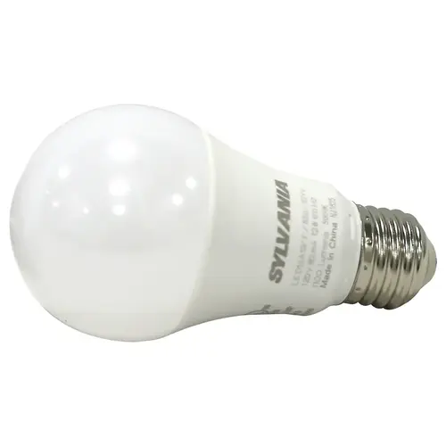 LED Bulb, General Purpose, A19 Lamp, 75 W Equivalent, E26 Lamp Base, Frosted, Daylight Light - pack of 4