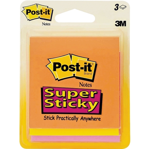 POST-IT 3321-SSAN Marrakesh Super Sticky Note, Neon, 45-Sheet