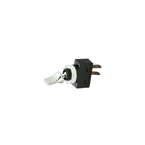 Calterm 40090 Duckbill Switch, SPST, Off, On, Toggle Actuator, Black