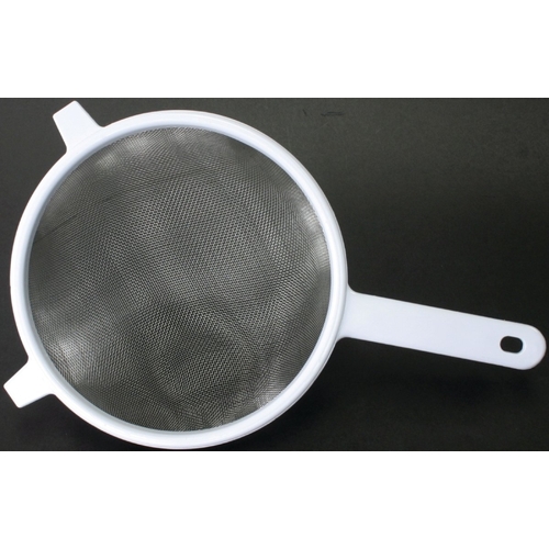 Chef Craft 21491 Mesh Strainer, 8 in Mesh, Stainless Steel, 6 in Dia, Plastic Handle