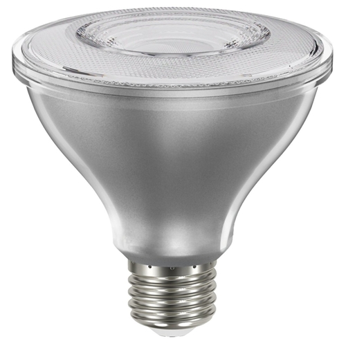 Sylvania 40914 Natural LED Bulb, Spotlight, PAR30 Lamp, E26 Lamp Base, Dimmable, Clear, Cool White Light