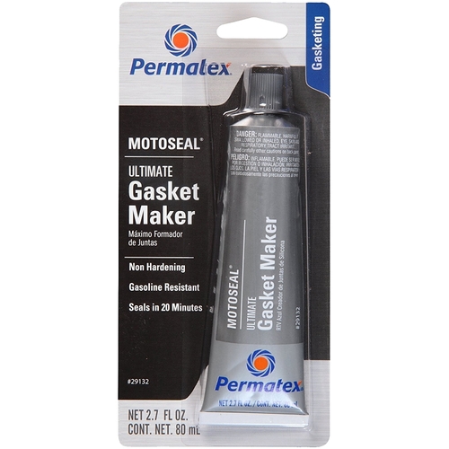 PERMATEX 29132 Gasket Maker, 2.7 oz Tube, Paste, Aromatic