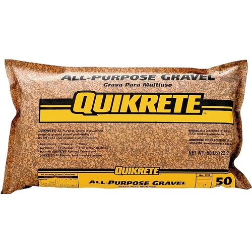 Quikrete 1151-50 Gravel, 3/8 in Particle, 50 lb Bag
