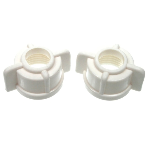 Faucet Tailpiece Nut, Universal, Plastic - pack of 2