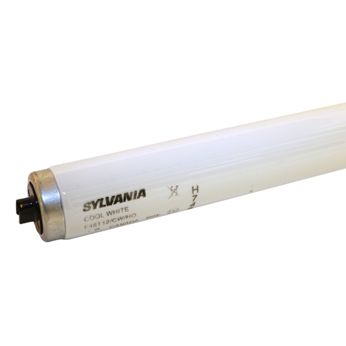 Fluorescent Bulb, 60 W, T12 Lamp, Recessed Double Contact Lamp Base, 4050 Lumens, 4150 K Color Temp