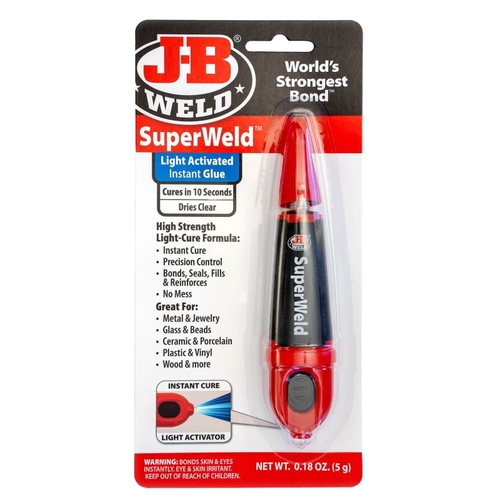 J-B Weld 33301 SuperWeld Instant Adhesive, Liquid, Clear, 5 g