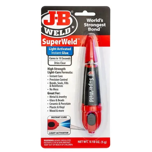 SuperWeld Instant Adhesive, Liquid, Clear, 5 g