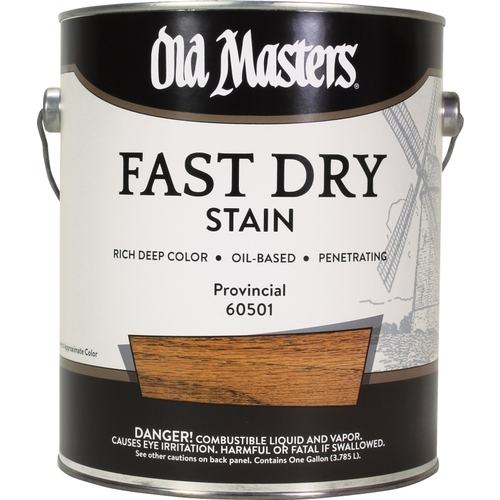 Old Masters 60501-XCP2 Fast Dry Stain, Provincial, Liquid, 1 gal - pack of 2